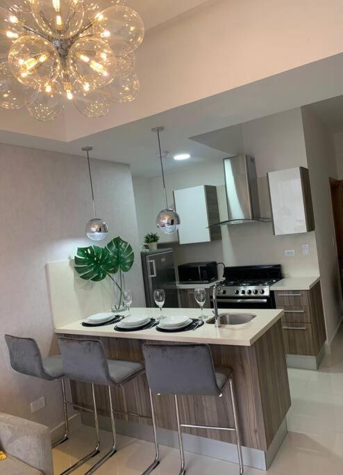 1Br Luxury Apartment Pool, Gym, Rooftop Санто-Домінго Екстер'єр фото