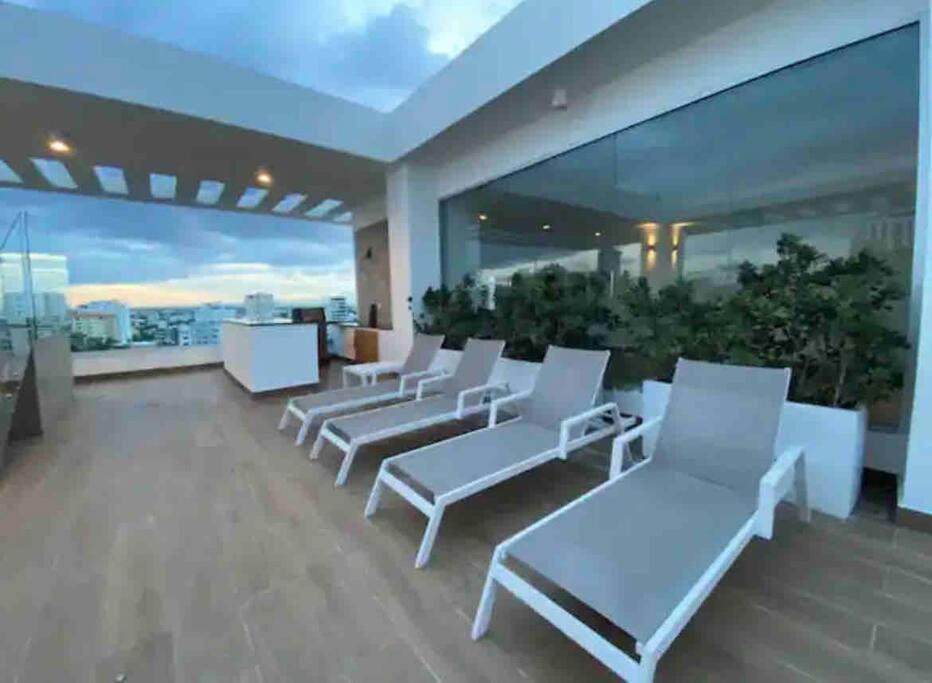 1Br Luxury Apartment Pool, Gym, Rooftop Санто-Домінго Екстер'єр фото